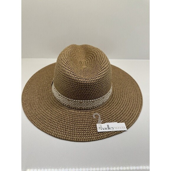 Hadley wren Mesa Panama Hat Toffee/Cream new main image 7